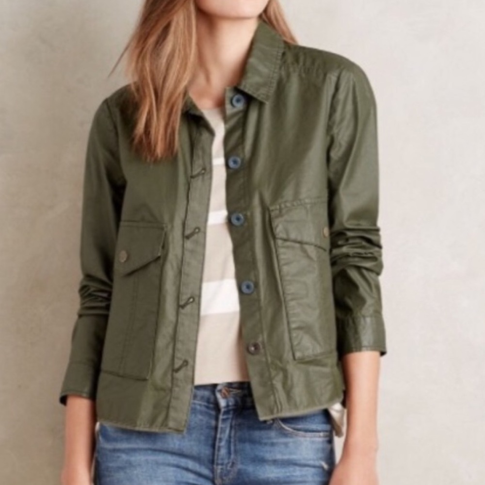 Anthropologie utility swing jacket